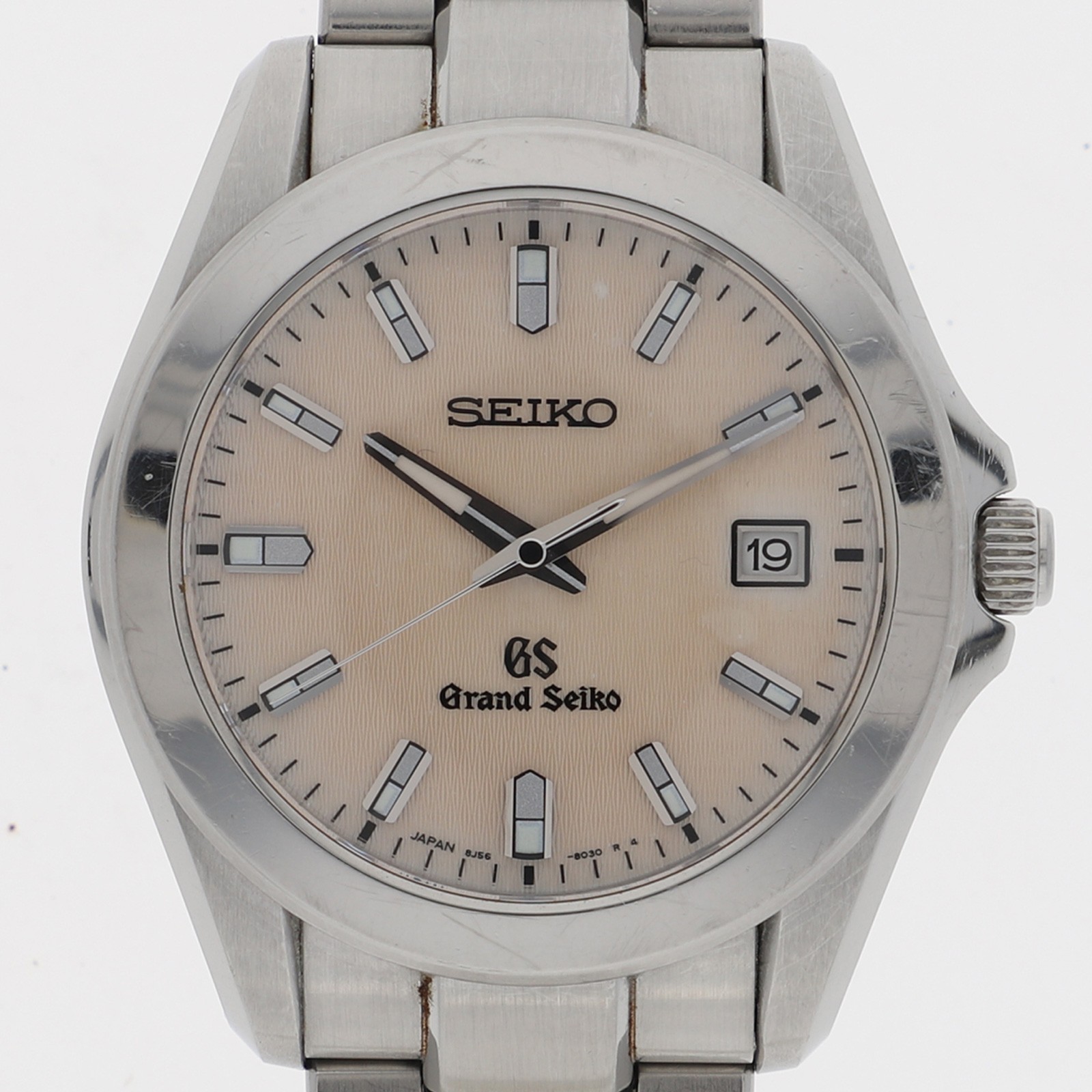SEIKO SBGF021 Grand Seiko Date WATCH Ivory SS QZ