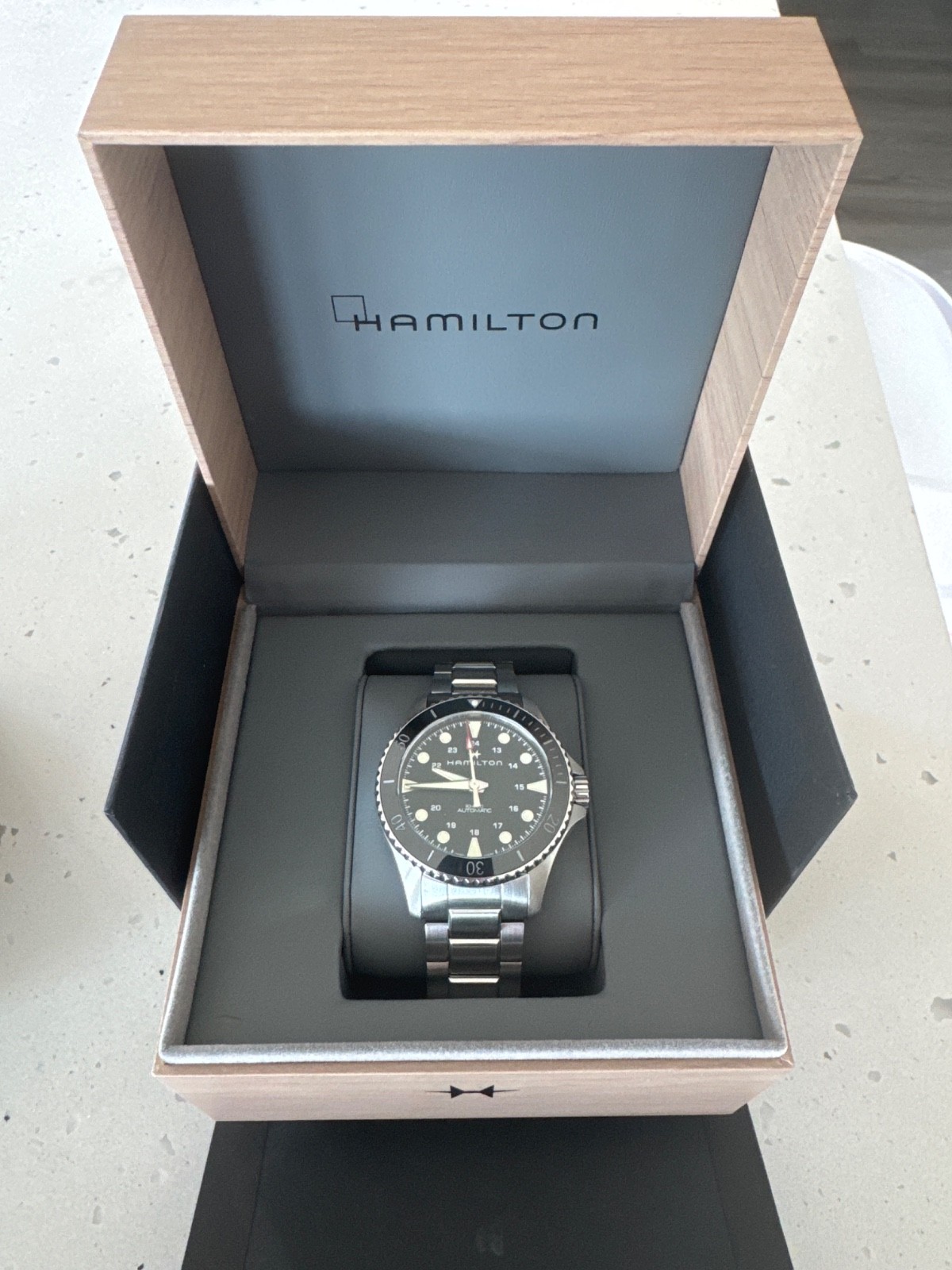 Hamilton Khaki Navy Black Unisex Adult Watch – H82515130