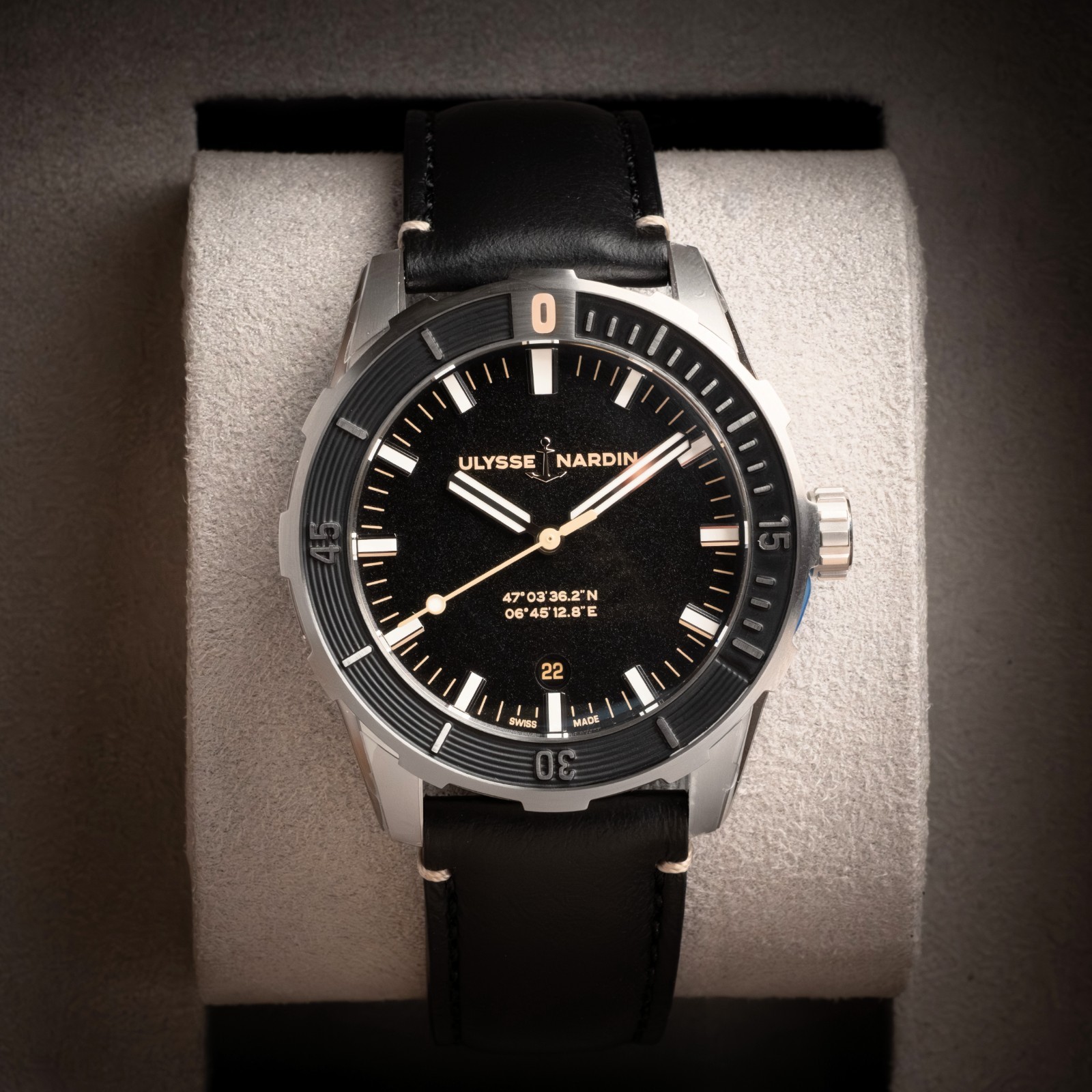 2026 Brand New Ulysse Nardin Diver 42 Black Dial – 8163-175/92 – Full Set