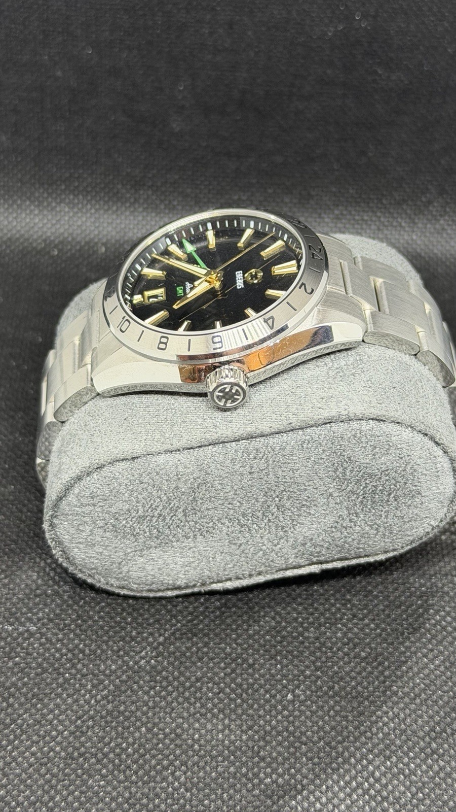 EREBUS Ascent GMT 40mm Automatic Black Gilt