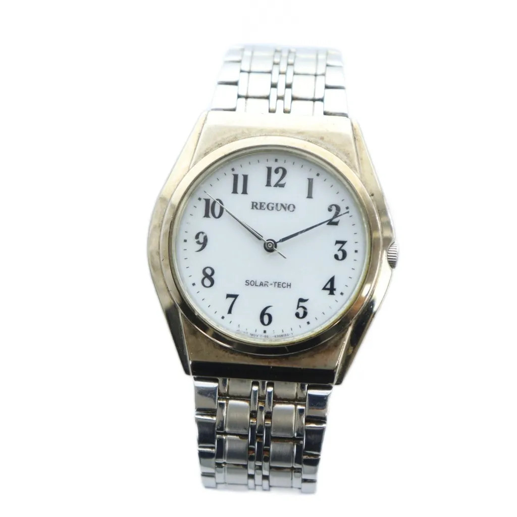 Citizen REGUNO E031K005418 Watch, Solar Powered, White Dial, Silver Logo ■GY11
