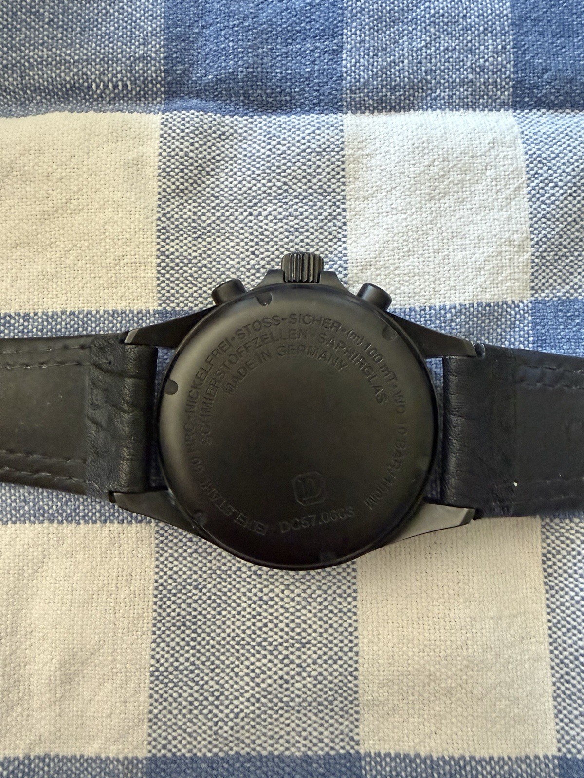 Damasko DC57 Black Automatic Chronograph Watch
