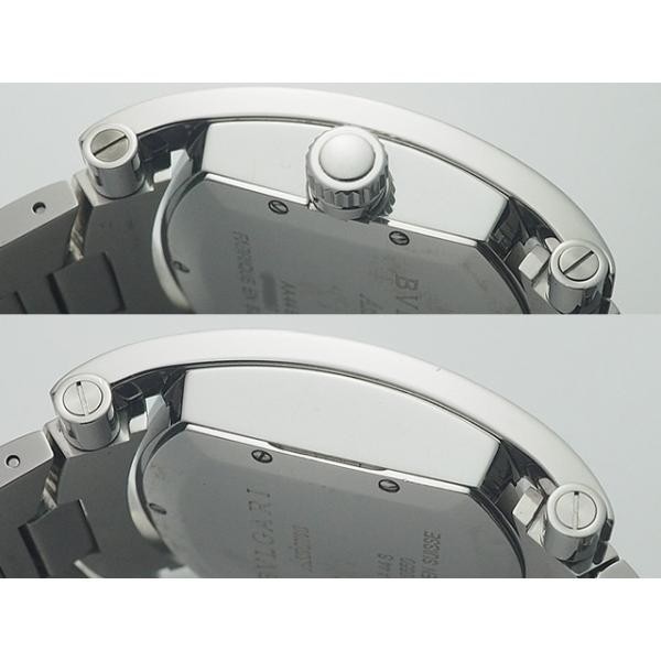 BVLGARI AA44C14SSD Automatic Date Silver Dial 44mm x 34mm Men’s Stainless Steel