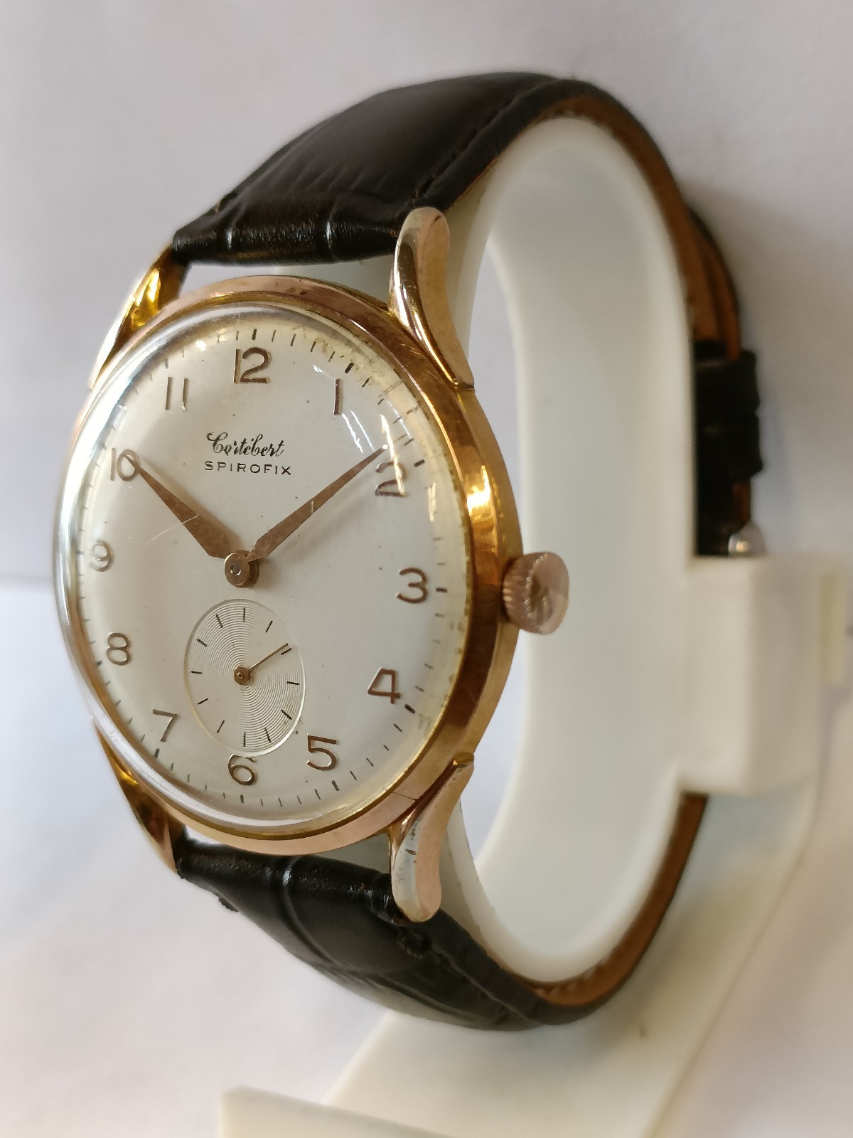 CORTEBERT SPIROFIX JUMBO SUB-SECOND WINDING SWISS MEN’S WORKING CONDITION