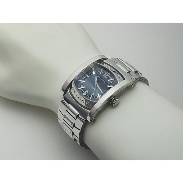 BVLGARI AA44C14SSD Automatic Date Silver Dial 44mm x 34mm Men’s Stainless Steel