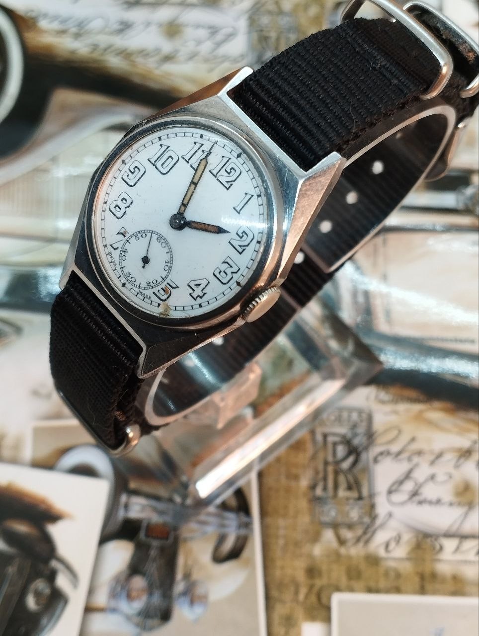 WWII Zenith RAF Military Pilots Watch British Air Force SERVICED