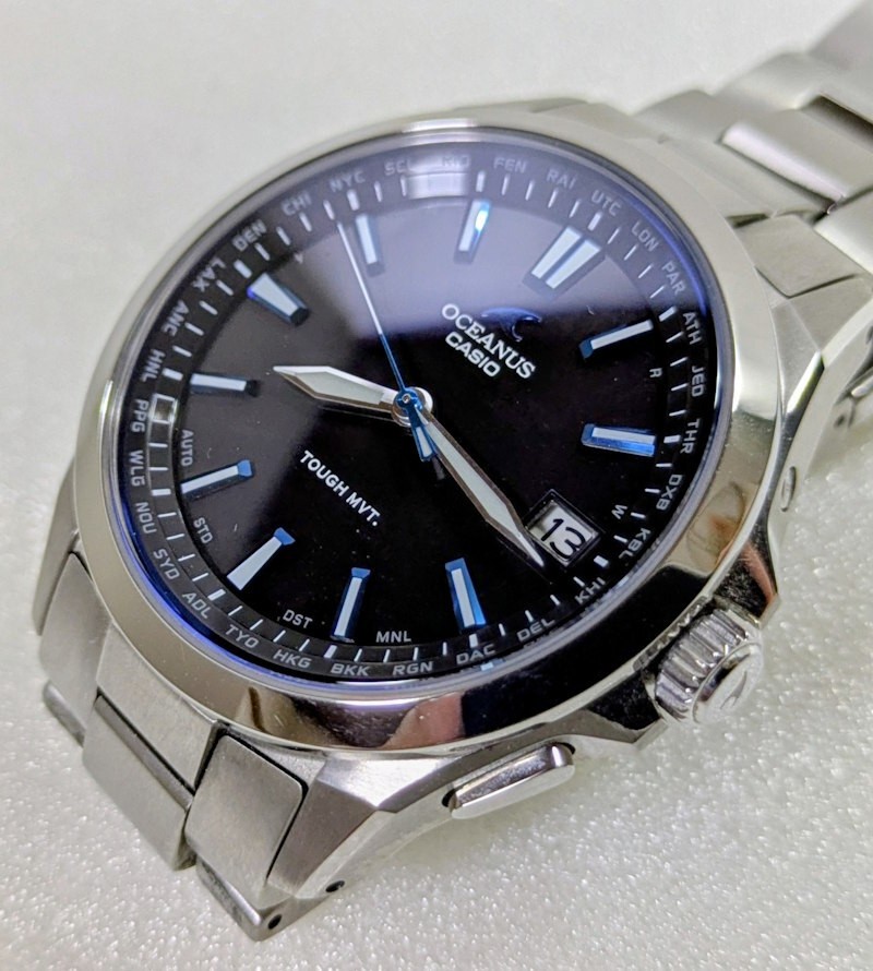 Casio OCEANUS OCW-S100-1AJF Titanium Radio Solar Watch from Japan(JDM)