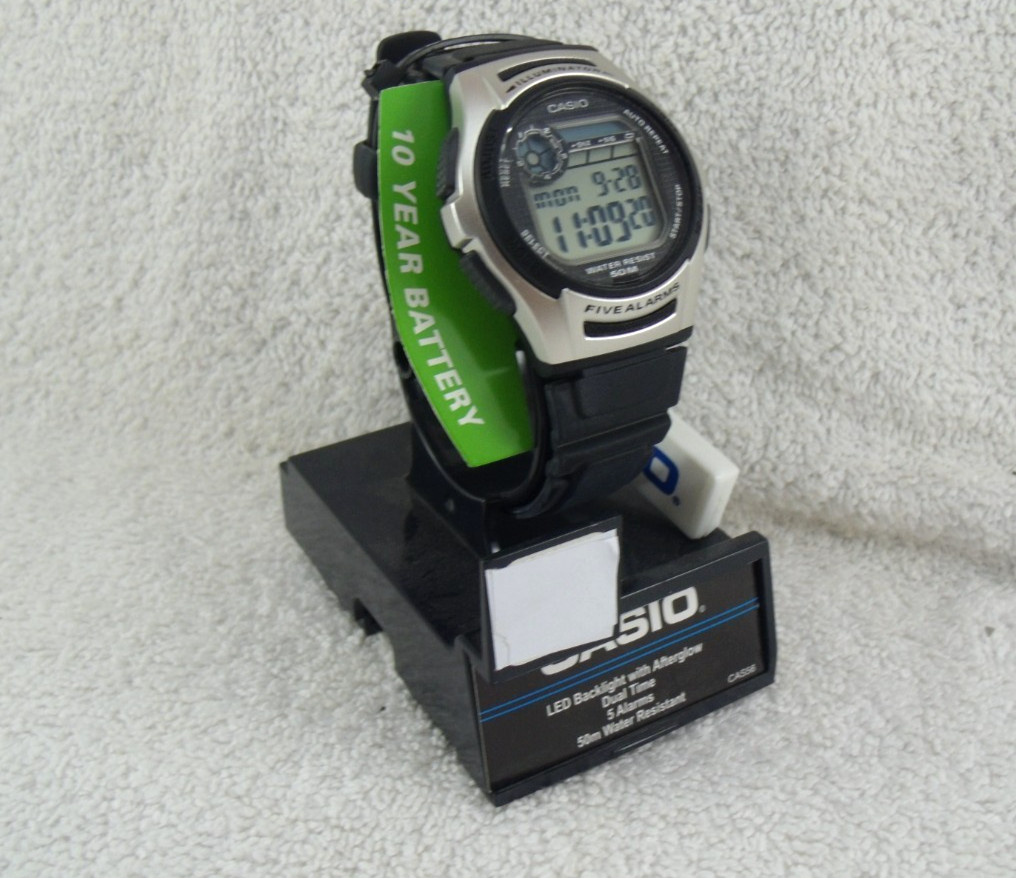 Casio Digital Watch 5 Alarms Not Used