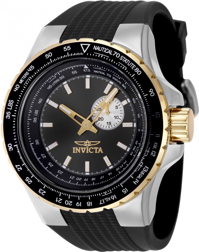 Invicta Aviator Quartz Gunmetal Dial Men’s Watch 49718