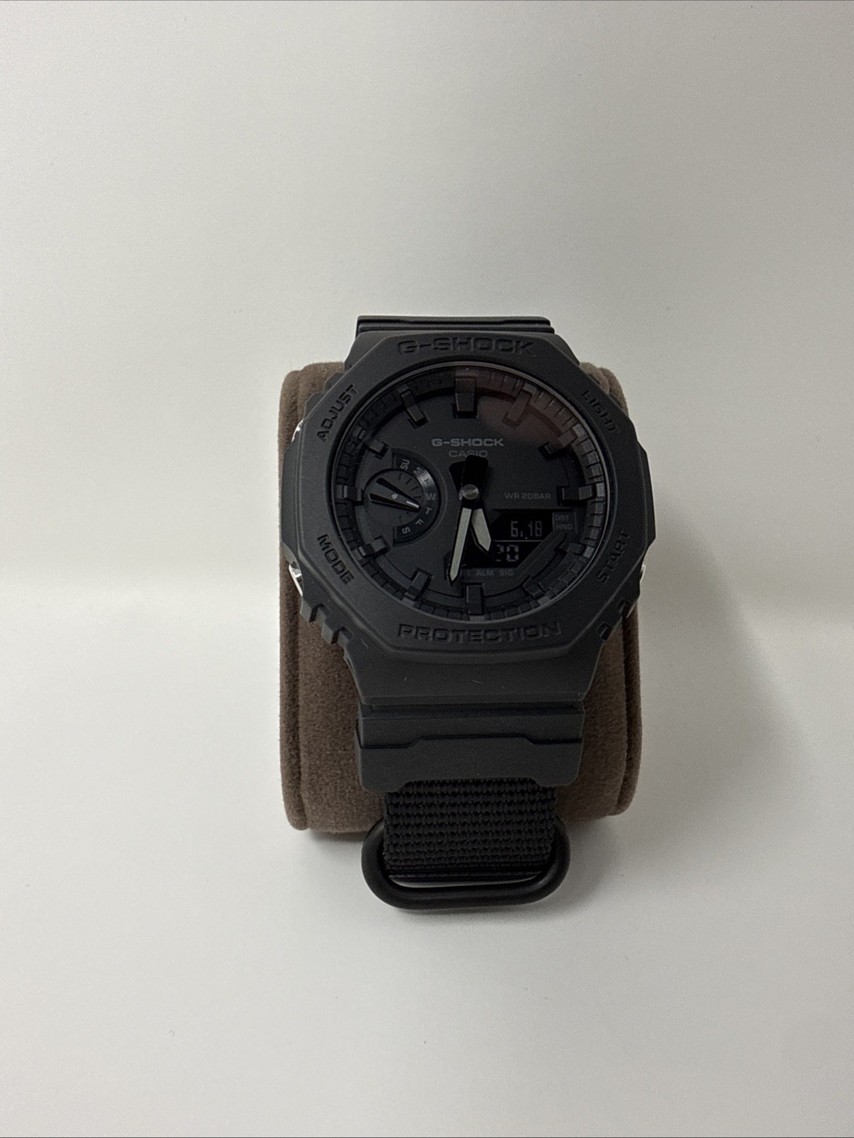 Casio G-SHOCK GA-2100-1A1 World Time Double LED Light Alarm Quartz Mens Watch