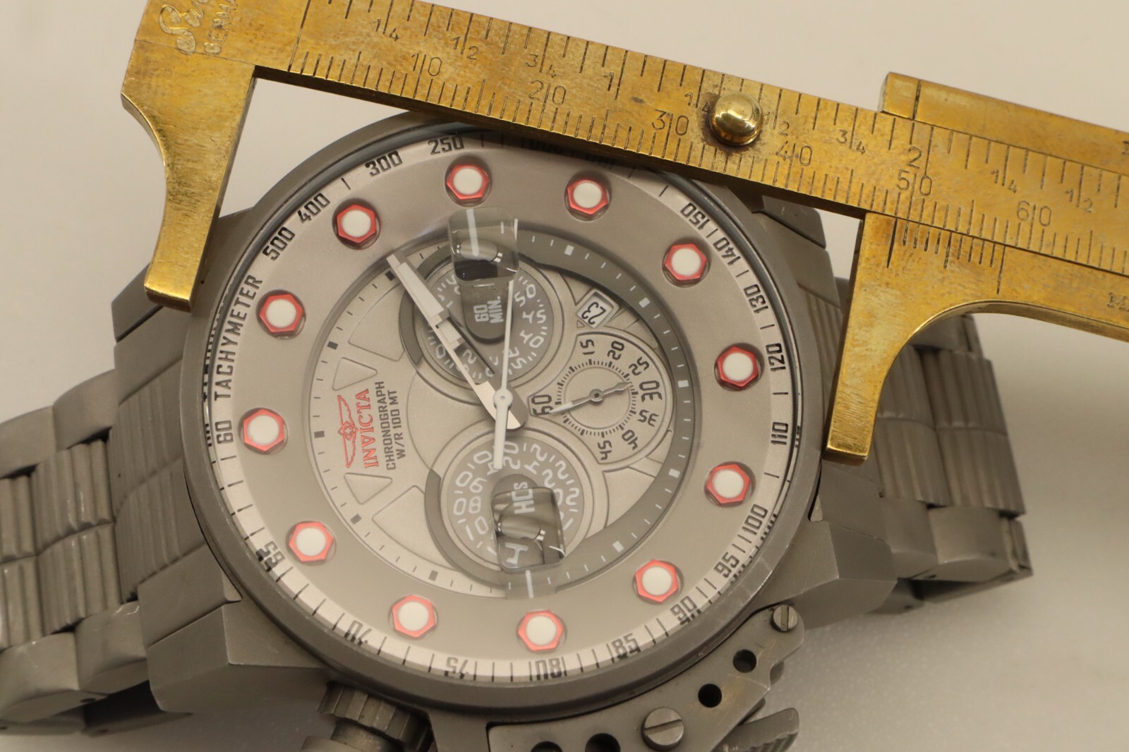 Invicta 18698 I-Force Bomber Chronograph Watch Gunmetal 50mm #162