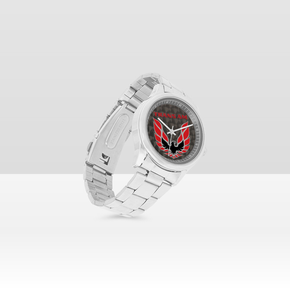 Custom Made Red Logo WS6 Firebird Trans Am Watch Classic Muscle Car Guy Dad Gift