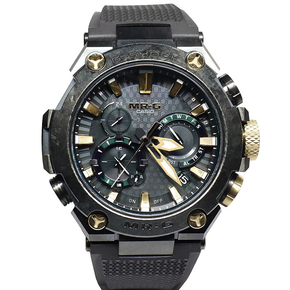 Casio MRG-B2000 Series MRG-B2000RG-3AJR 16.9mm Titanium Black Wristwatch #UW1726