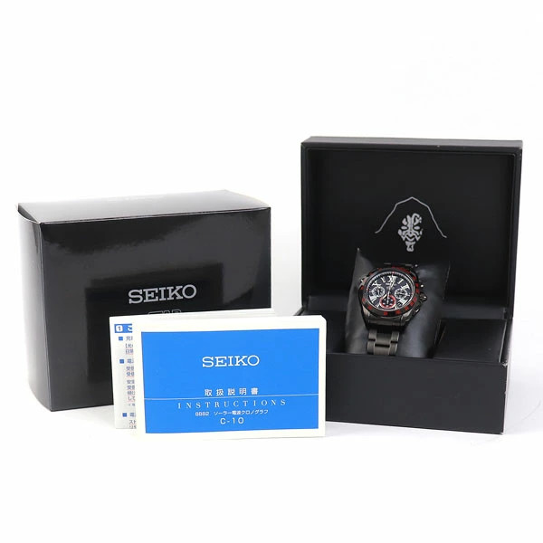 SEIKO Brightz Star Wars Collaboration Darth Maul Model Solar Radio Wave Men s Wa