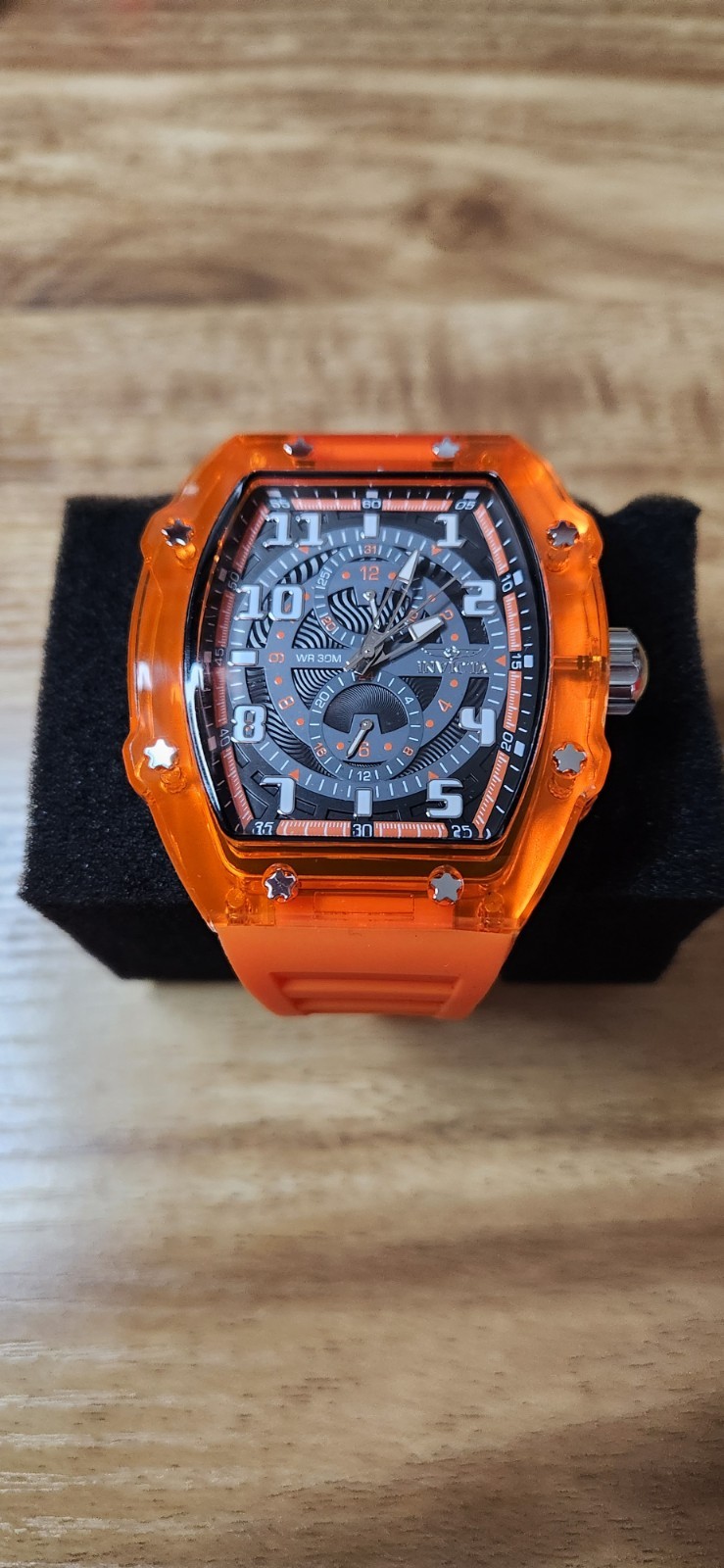 Invicta – Racing Cyclone – Men’s Watch – 48.5mm – Orange – (48446)