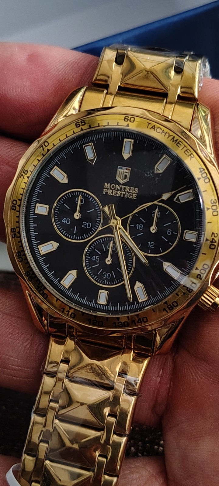 Montres Prestige X INVICTA, 44mm, WR 30m Gold, MPW-0334 New
