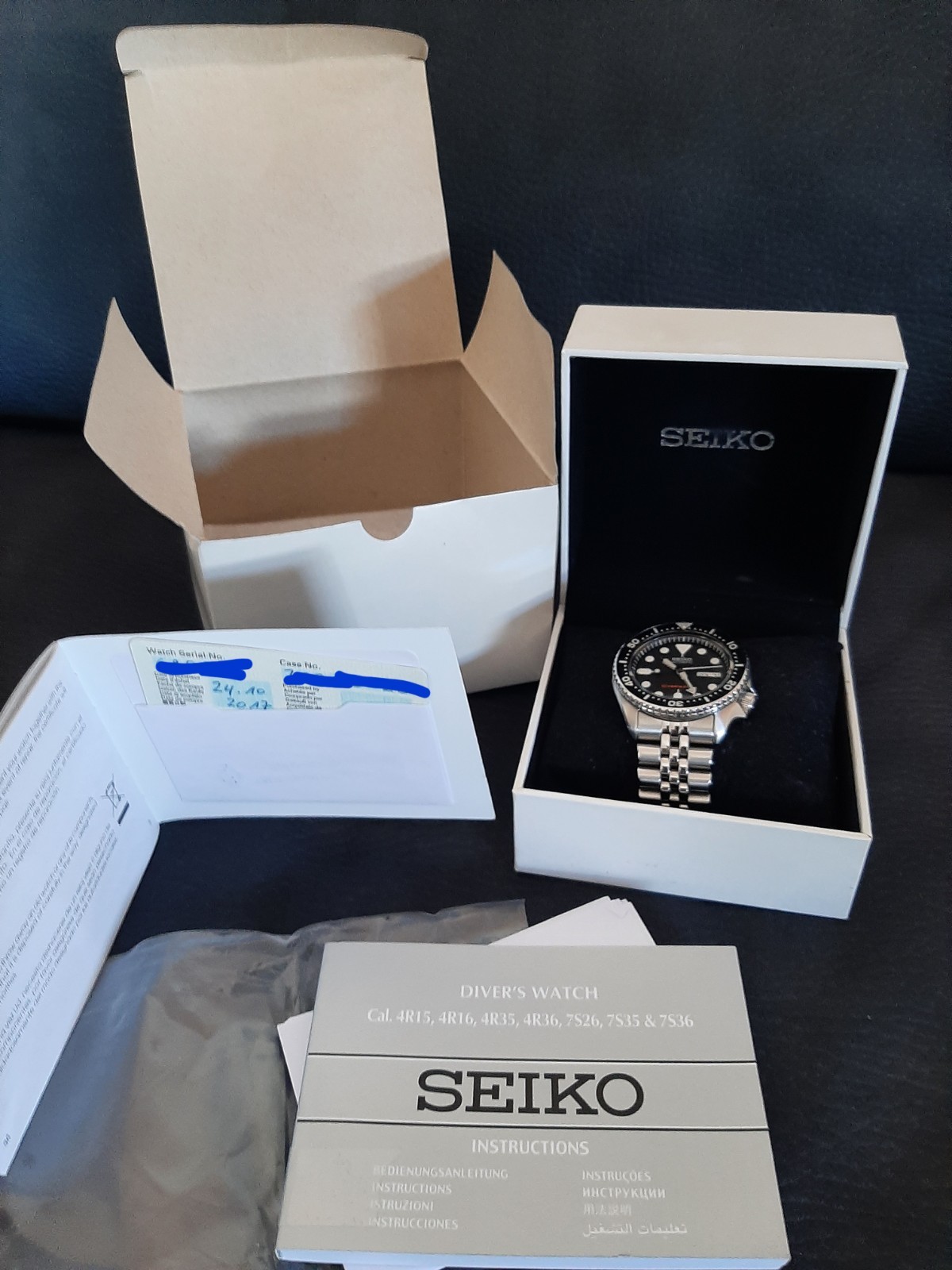 Seiko SKX007K2 Diver Automatic Watch
