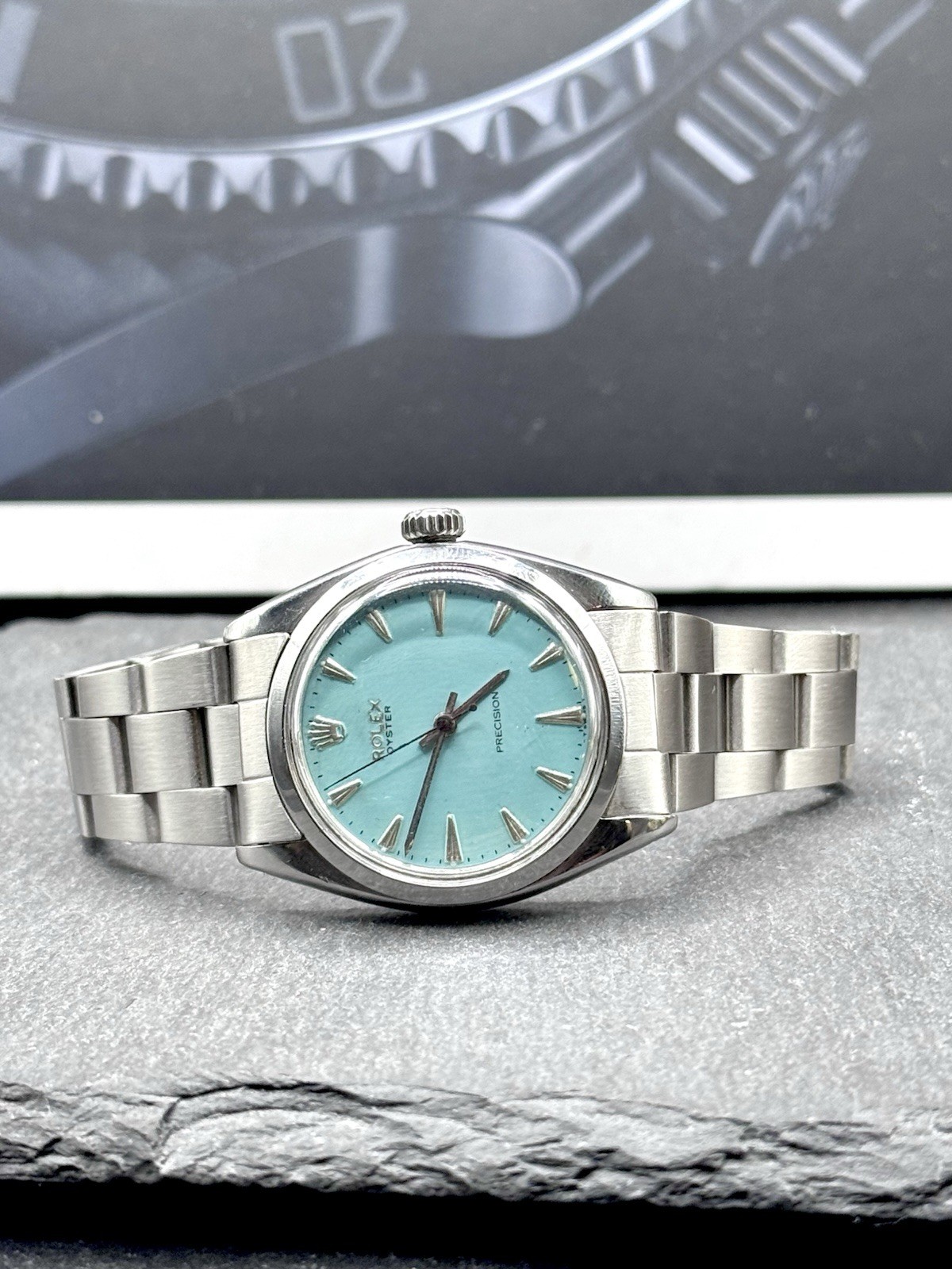 Rolex Precision Ref. 6426 – Tiffany Dial – Warranty – Overhauled