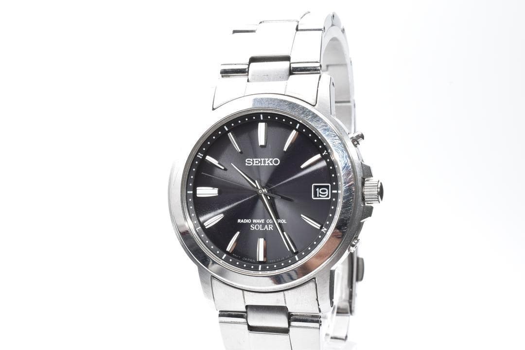 SEIKO 7B52-0AF0 Radio-Controlled Solar Men’s Watch