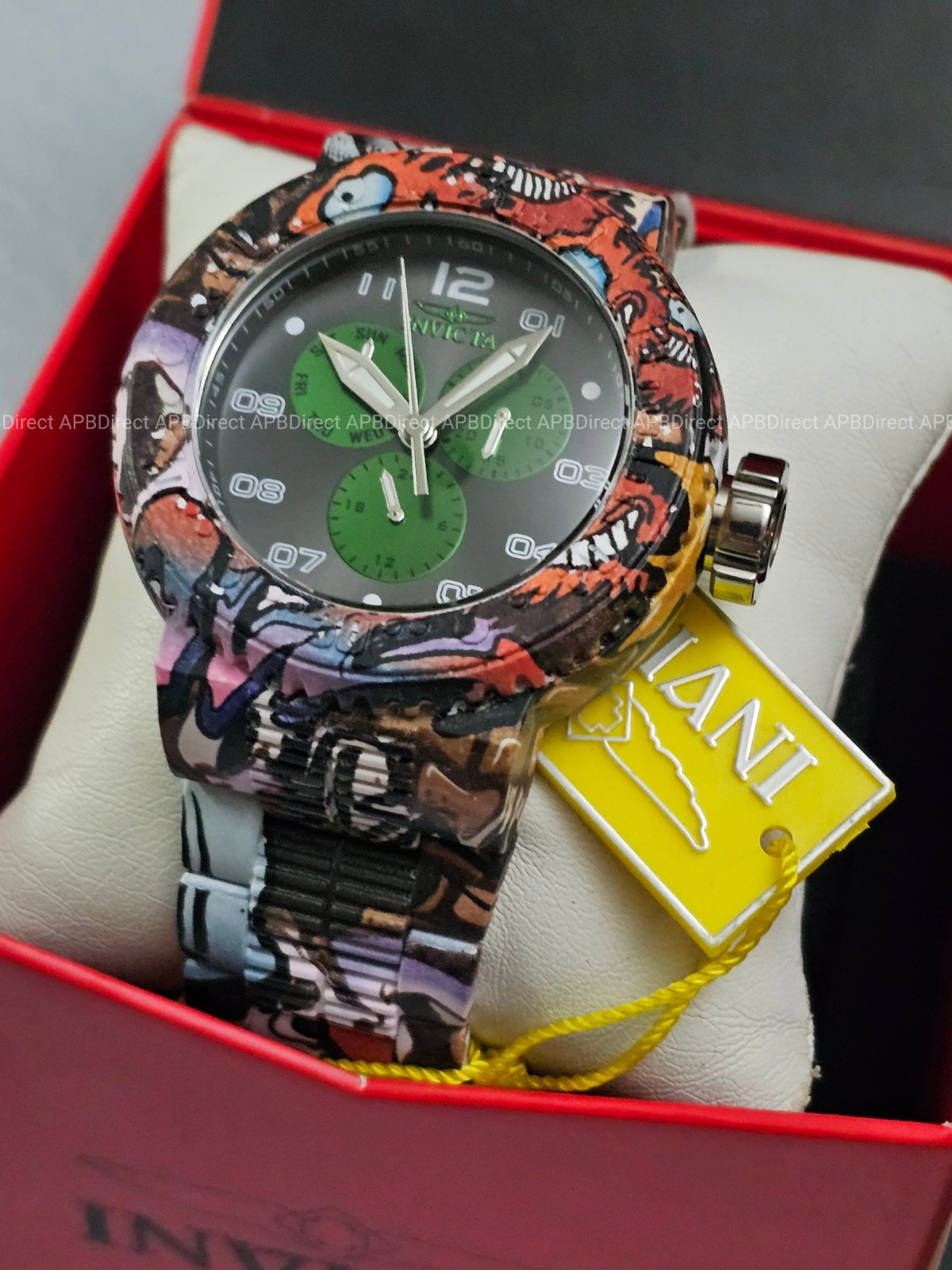 Invicta – Graffiti – HYDROPLATED – Pro Diver Exclusive NeoArt Aqua Mens Watch