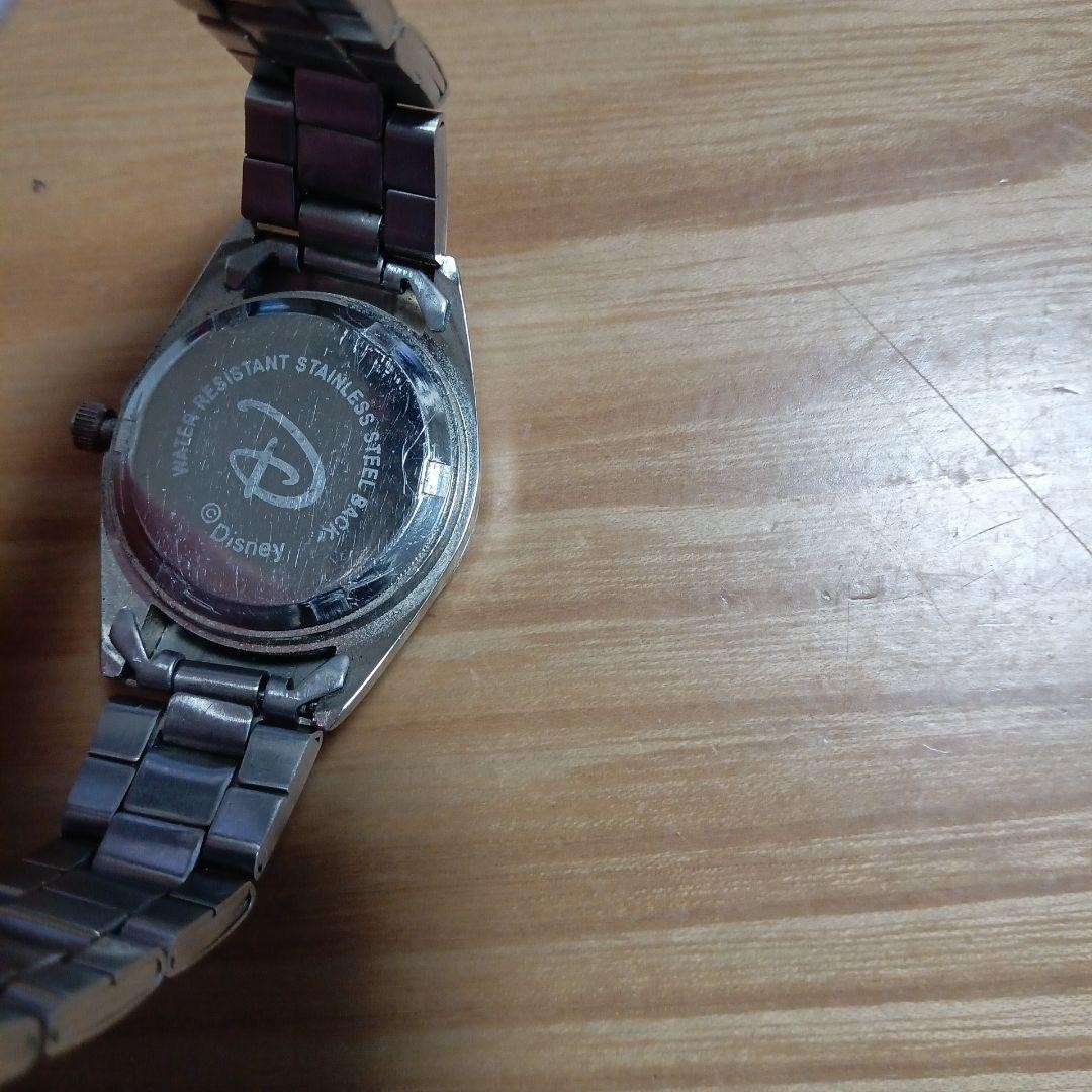 Disney Mickey Mouse Silver Quartz Date Watch 20cm Working