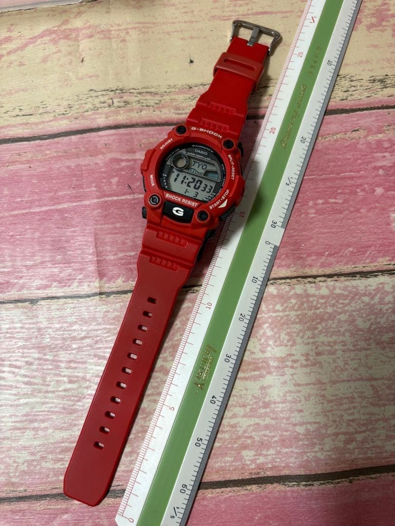 CASIO G-SHOCK G-7900A Red Digital Watch Working Product