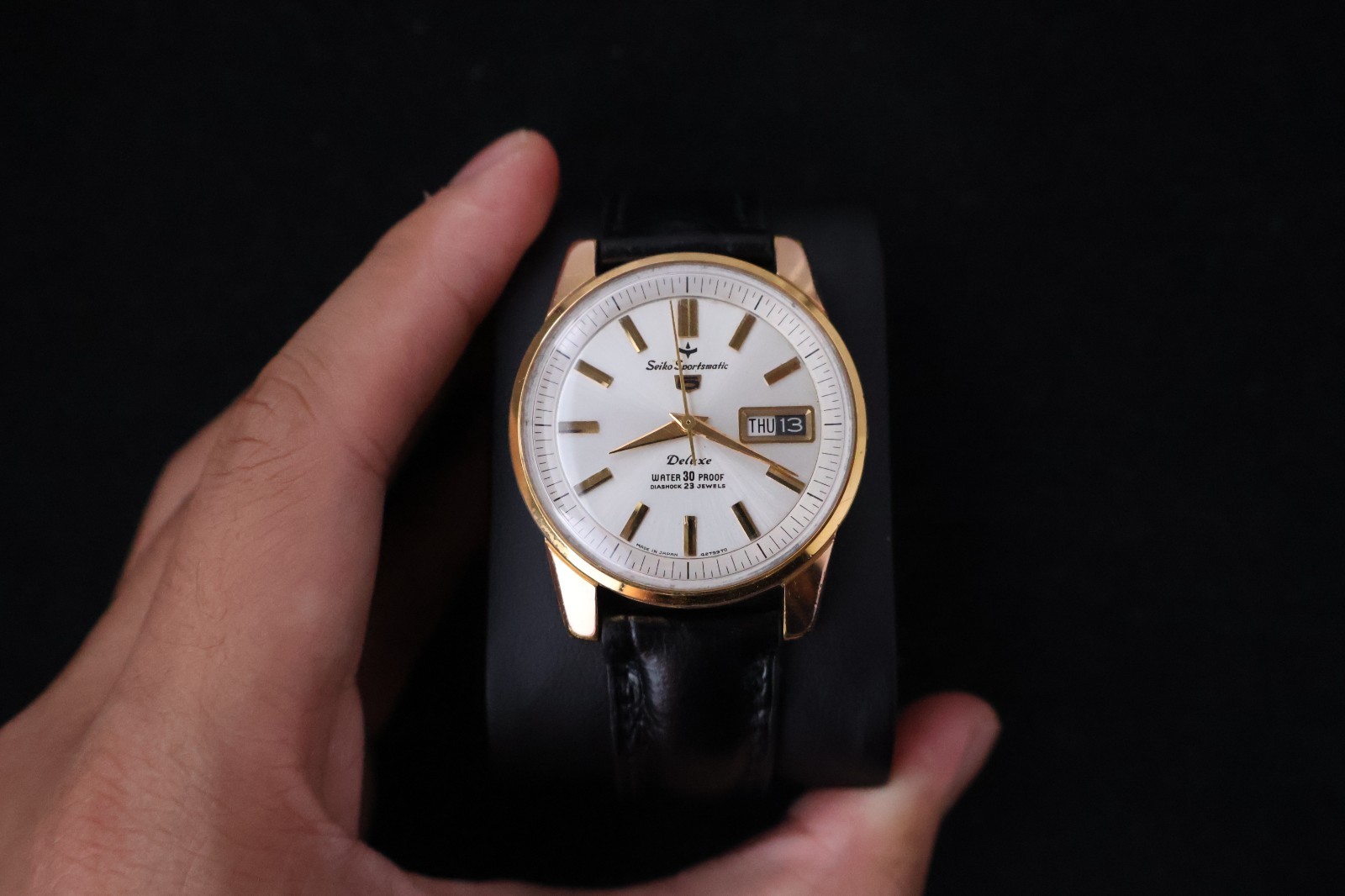 [Serviced] Rare Vintage 1964 Seiko Sportsmatic 5 Deluxe 23 Jewels – Cal. 7606