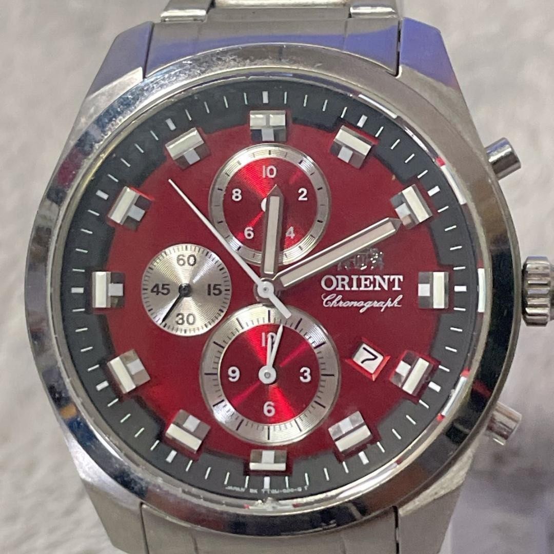ORIENT NEO70’s Chronograph Red Dial Men’s Watch From Japan Quartz