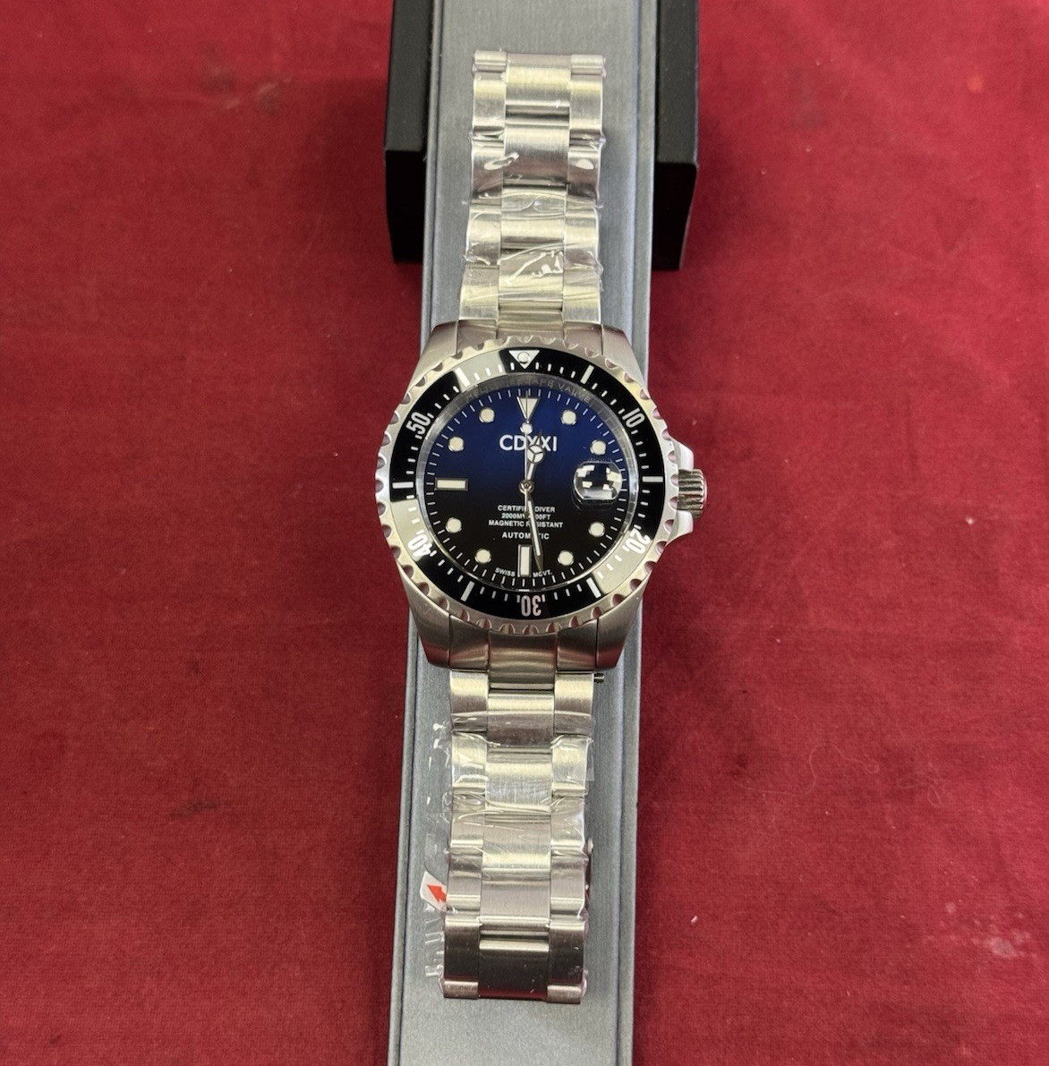 421 Venice CDXXI Abyss Certified Men’s Diver Watch 2000 Meter Rated