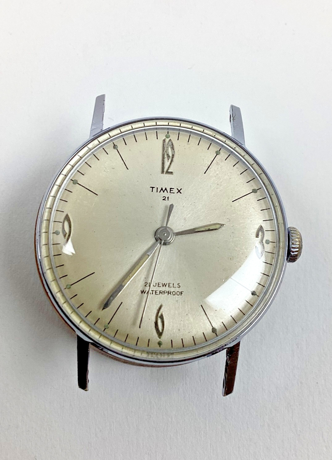 Vintage 1964 Timex 21 Jewel Mechanical Watch 65177264 Runs M72 Spare Repair READ