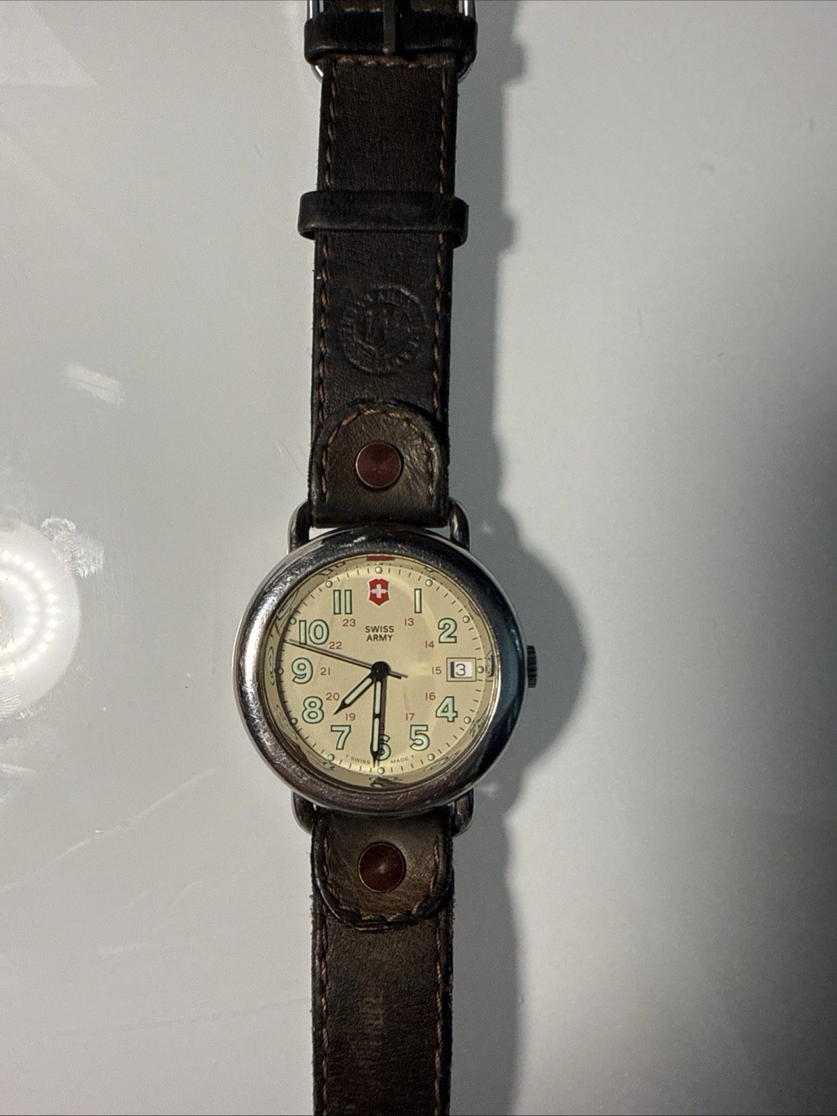 Swiss Army Calvary Men’s Watch – Marlboro Country Leather Band