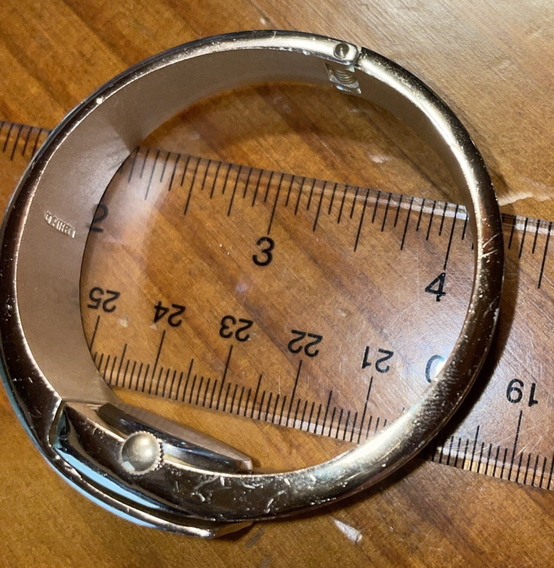 Ladies Peekaboo Watch Celestial Bangle Cuff RADIAL 17J W. Germany R. Gsell & Co.