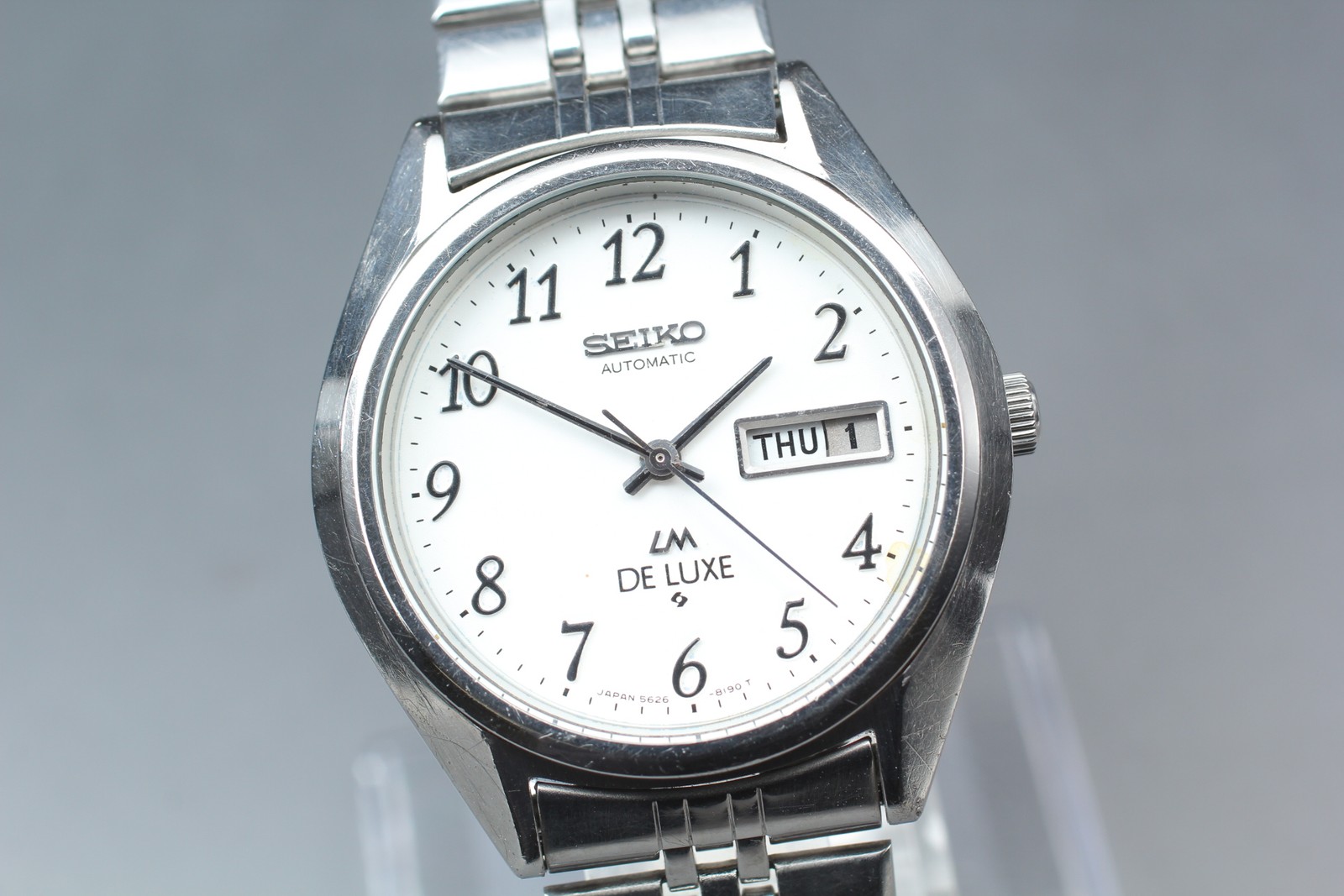 Vintage Seiko Load Matic LM DE LUXE 5626-8140 Automatic men’s watch From Japan