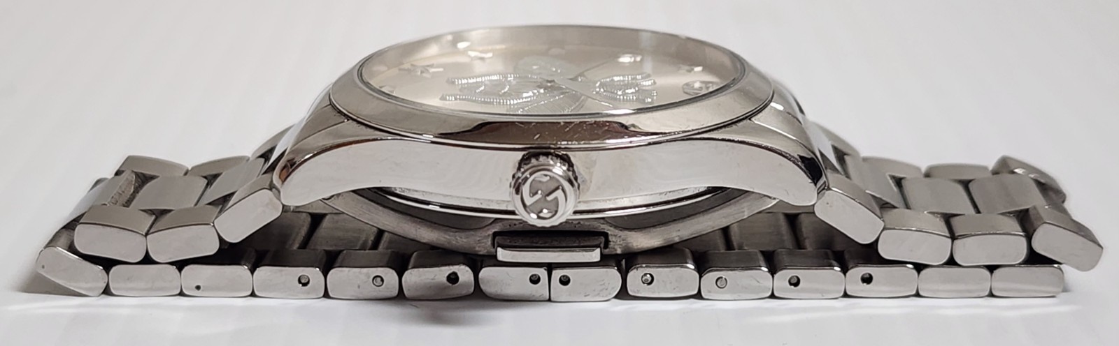 Gucci G Timeless Silver Dial Silver Steel Strap Watch For Women – YA1264126