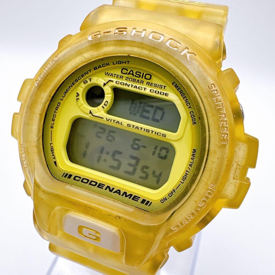CASIO G-SHOCK DW-6900K Yellow Digital Quartz Watch