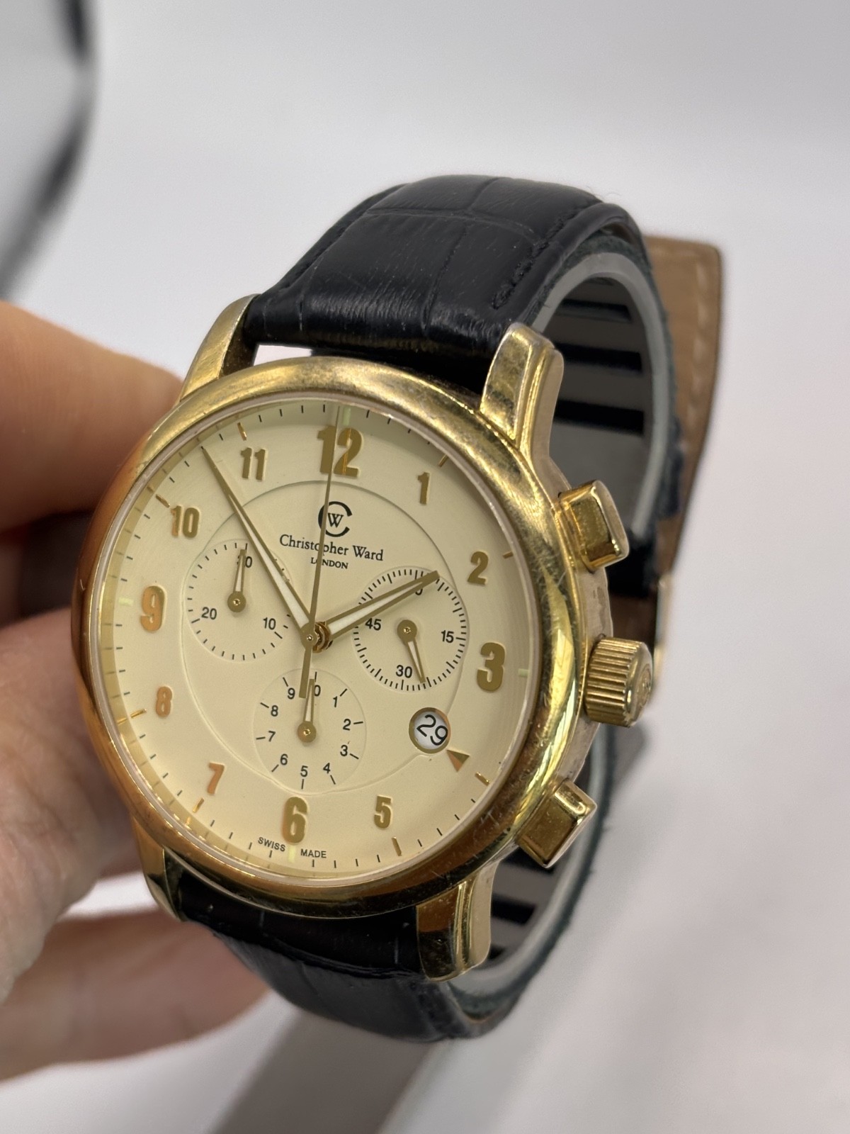 Christopher Ward C3 Malvern Chronograph Mk1 Gold (02/2010) WH1710C