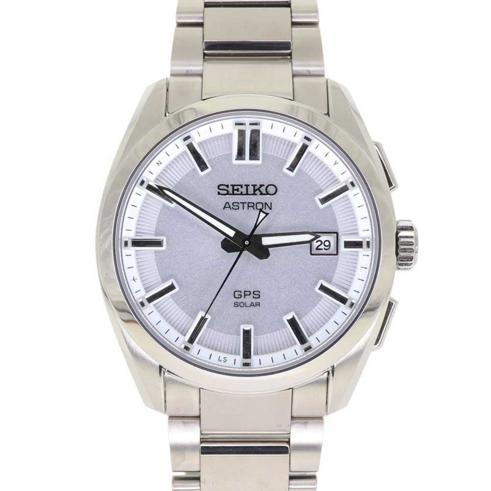 SEIKO Astron Origin SGXD031 Silver Case Size 42.0mm Men’s Used Watch #7107