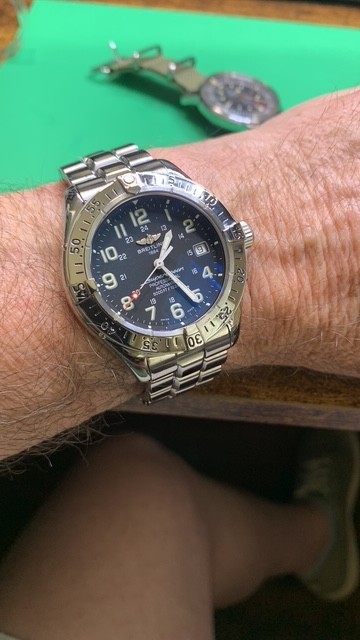 Breitling Superocean Professional Chronometer A17345 Black Dial