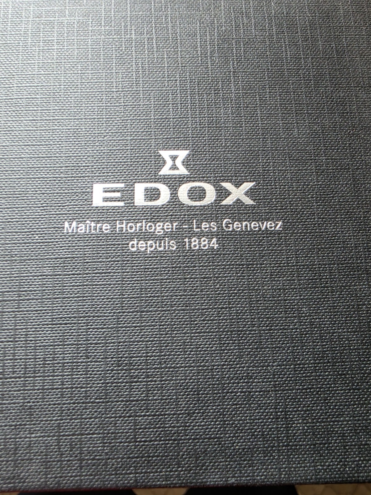 EDOX 83006 3CA NIN Grand Ocean Automatic Black Dial Day Date Men’s Watch