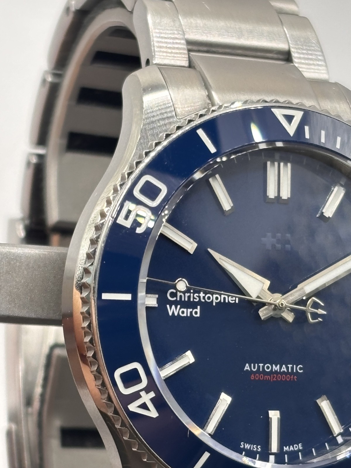 Christopher Ward C60 Trident Mk3 Pro 600 40mm blue (12/2019) WH1609