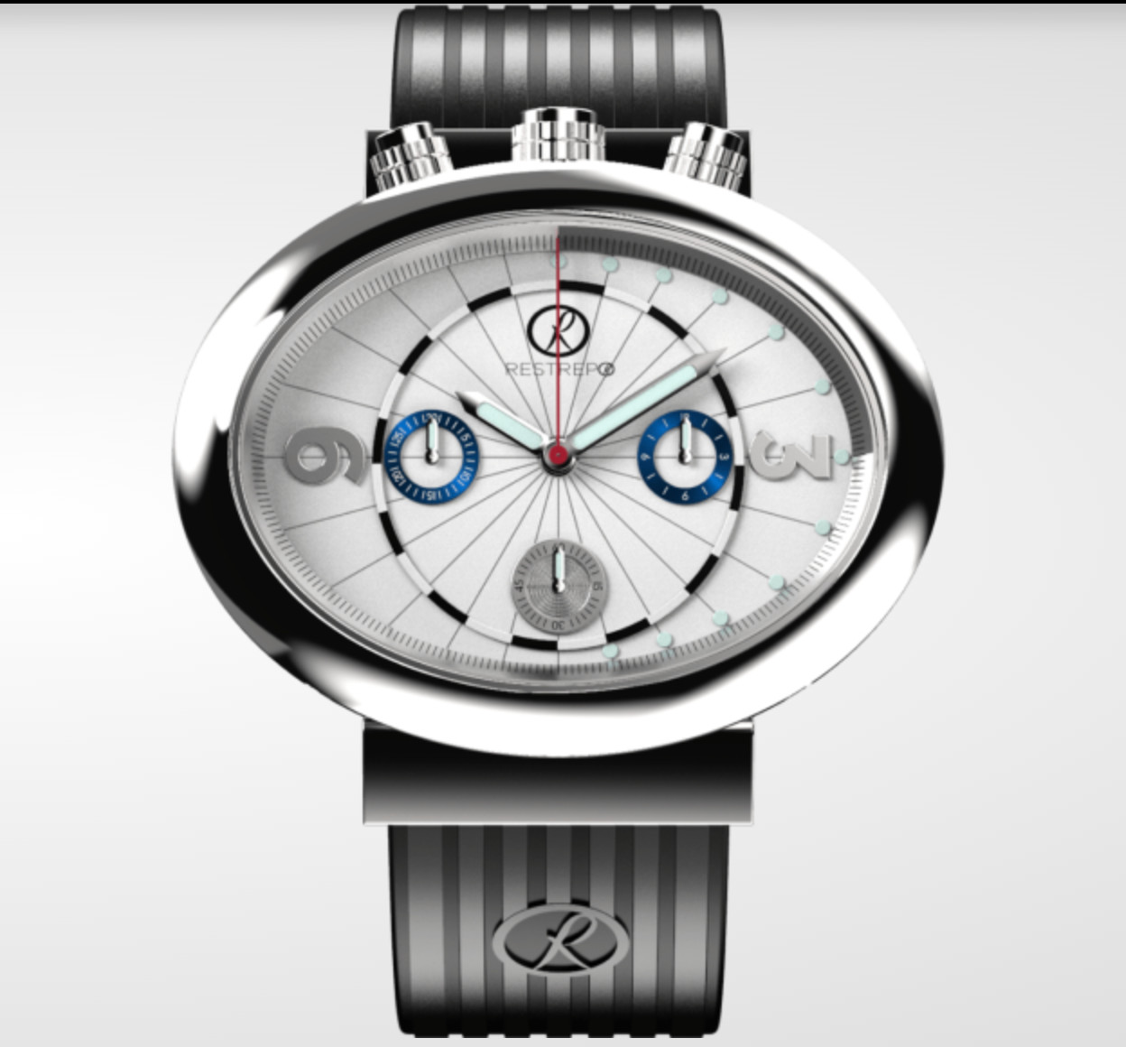Restrepo – El Caballero Sin Armas 5.1 – With 2 straps, white and black