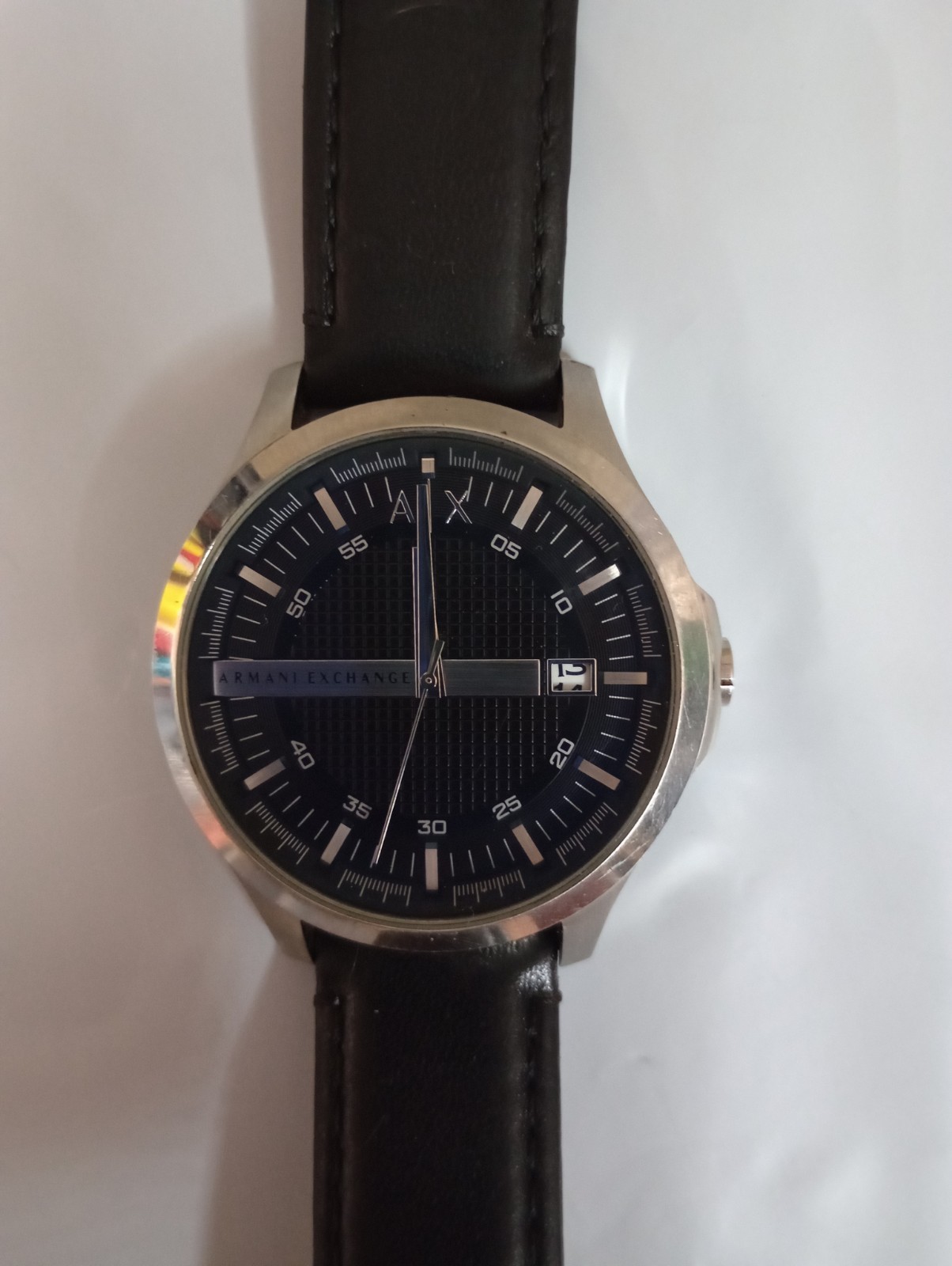 AX Armani Exchange AX2101 Men’s Wrist Watch – Black Needs Battery