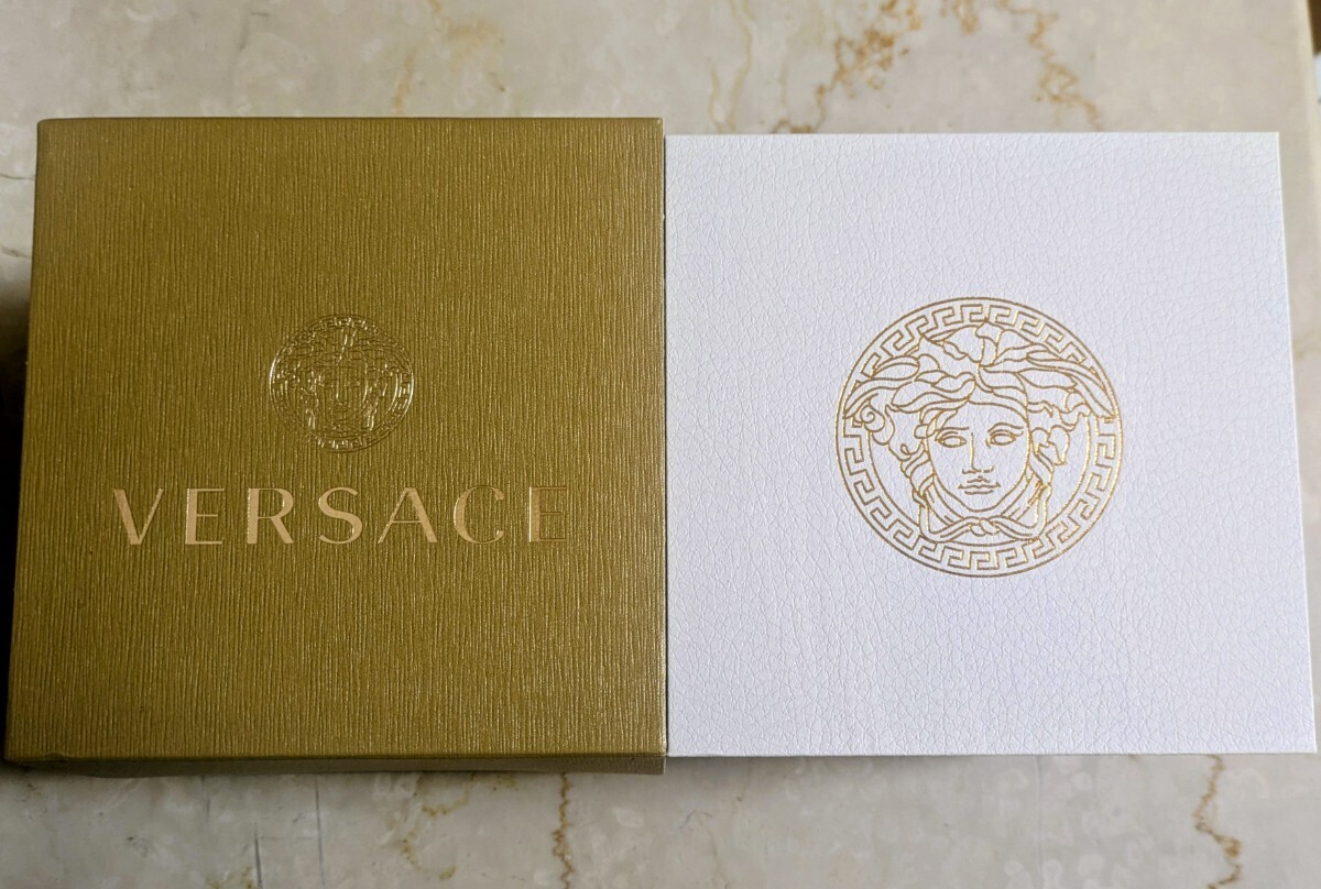 [B1Y] VERSACE Greca Dome VE6K00423 Chronograph Green Gold Watch [p3w]