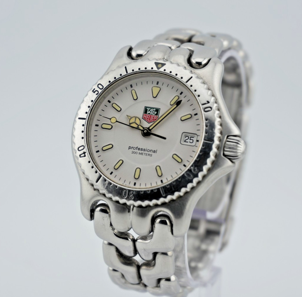 TAG Heuer SEL Professional WG1212-K0 White 37mm Quartz Men’s Watch[NEAR MINT]