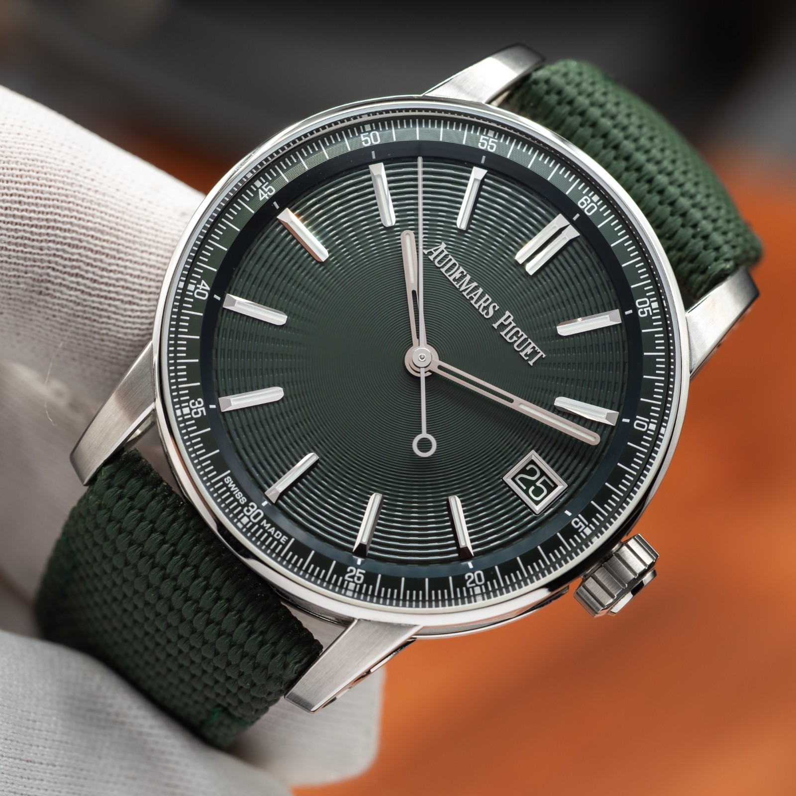 2025 NEW Audemars Piguet Code 11.59 Green Dial 41mm 15210ST.OO.A056KB.01