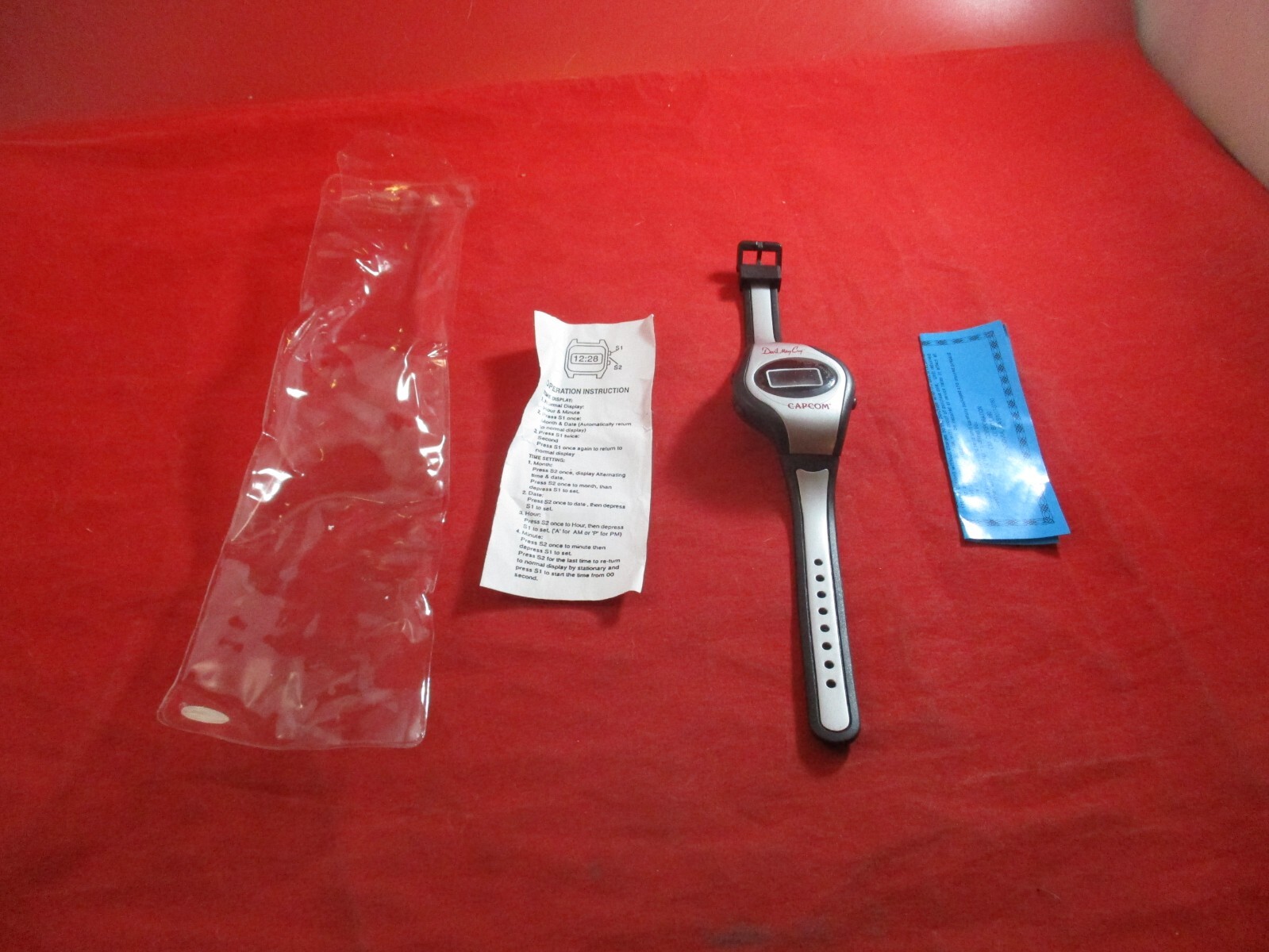 Devil May Cry Capcom Video Game Promo Watch Black/Silver Wristwatch