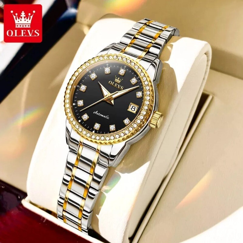 OLEVS Women’s Automatic Mechanical Luminous Waterproof Watch for Ladies