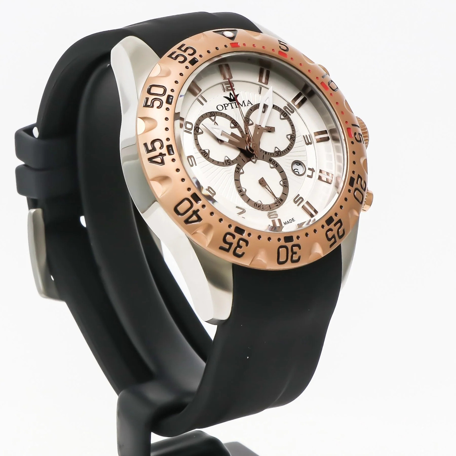 OPTIMA – Swiss Chronographe – OSC342-SRX- Chronograph Swiss Quartz 47 mm OSC342