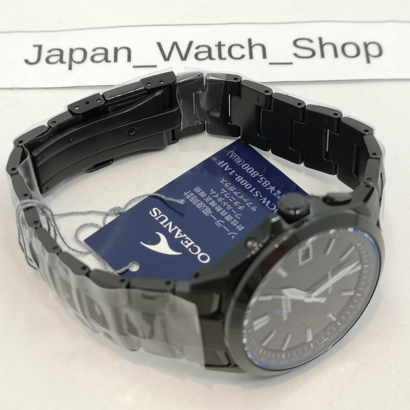 CASIO OCEANUS OCW-S100B-1AJF Black Titanium Radio Solar Men’s Watch New in Box