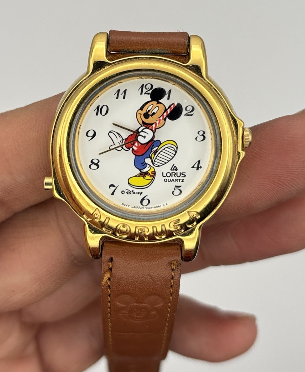LORUS Disney V421-0020 Musical Quartz Analog Unisex Adult Watch #7.20